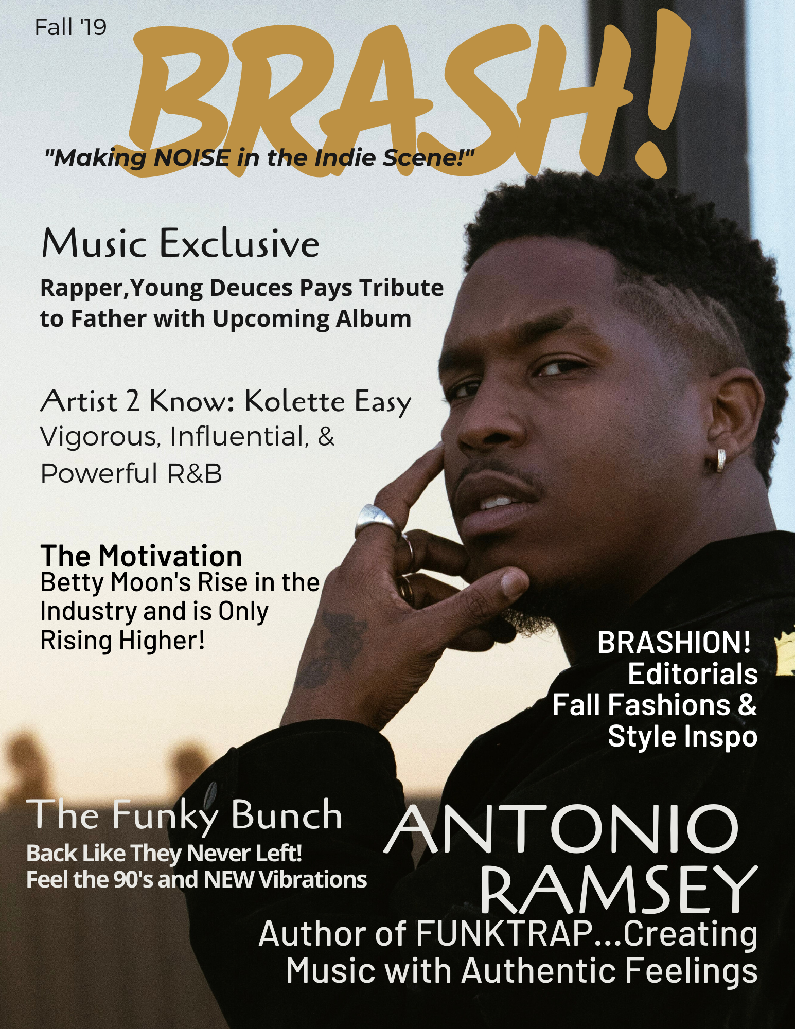 Fall 19 BRASH! Magazine ft. Antonio Ramsey